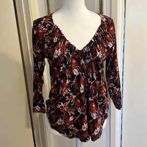 Lucky Brand boho print top